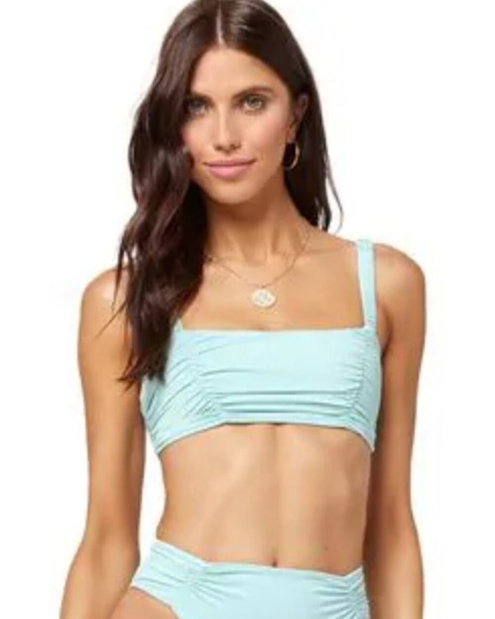 L*Space Joanna Bikini Top in Blue/Green Size Small NWT